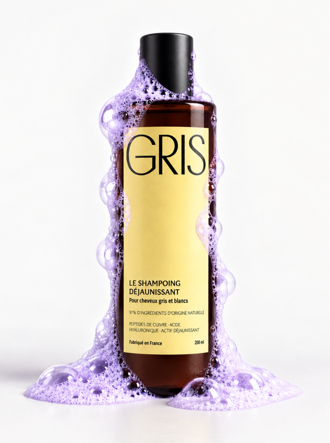 Le shampoing violet déjaunissant